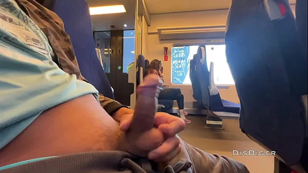 A stranger girl jerked off and sucked me in the train in public