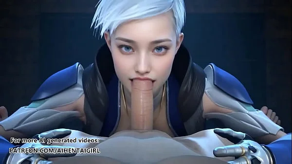 Mortal Kombat Frost Deepthroat Blowjob Uncensored Hentai AI Generated