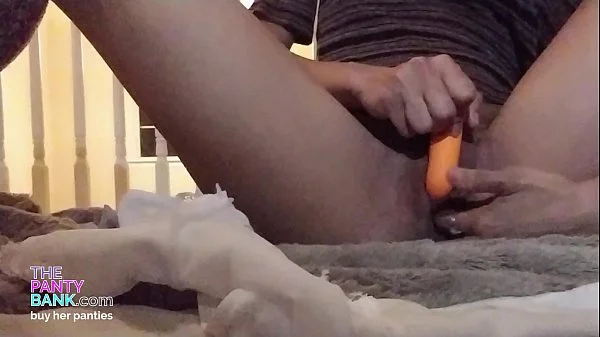 Skinny y. Accidentally Squirts A Little During Masturbation - The Panty Bank