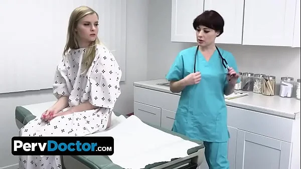 Pretty Teen Patient Gets Prepared By Hot Assed Nurse Before The Doctor Delivers His Special Therapy