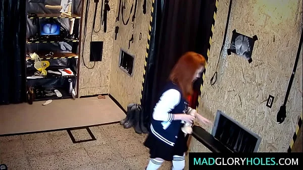 Tight Redhead Teen First Glory Hole