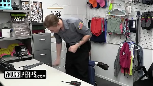 Young Perps - Security Orders Cute Thief To Bend Over The Desk And Get Ready For Deep Cavity Search